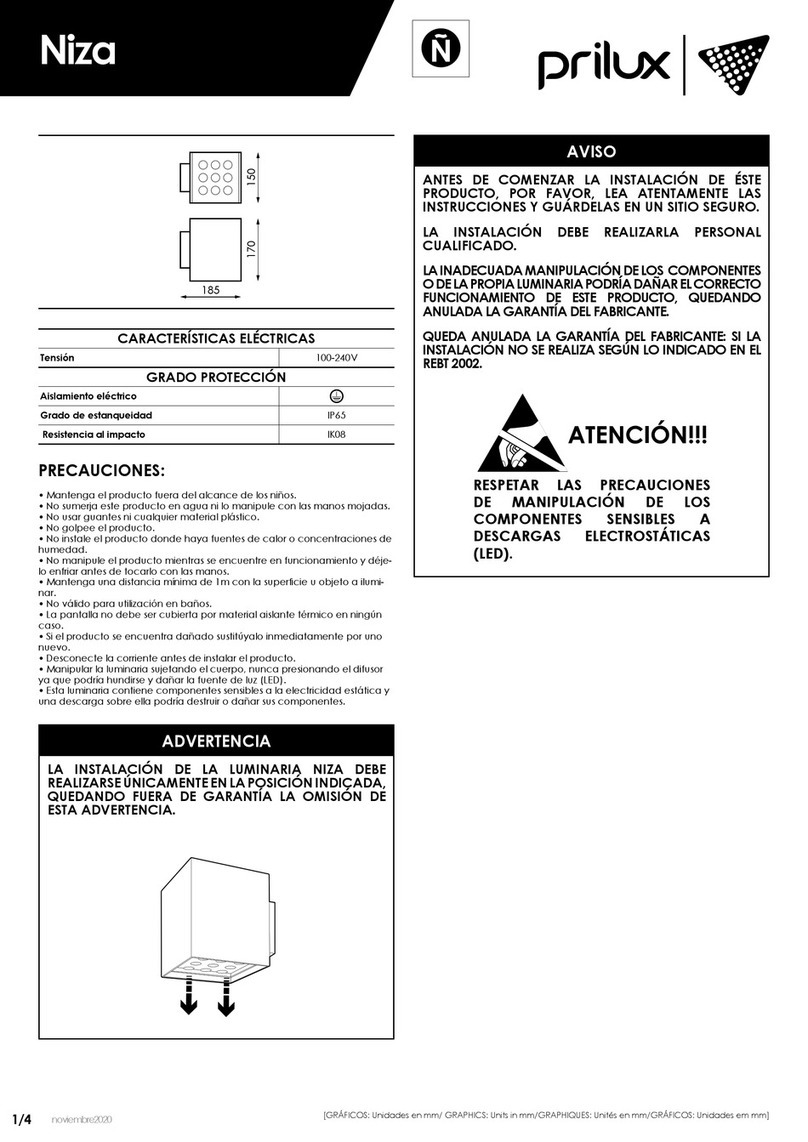 Prilux Niza quick start guide
