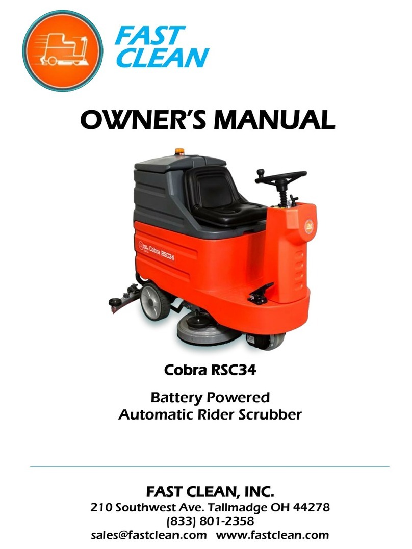 FAST CLEAN Cobra RSC34 owner's manual