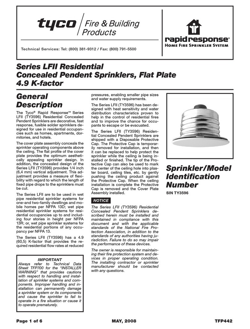 Rapid Response tyco LFII Series quick start guide Rapid Response tyco LFII Series quick start guide