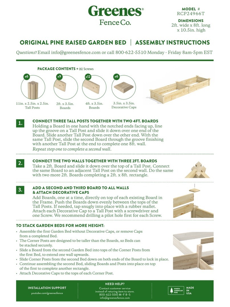 Greenes RCP24966T Assembly instructions