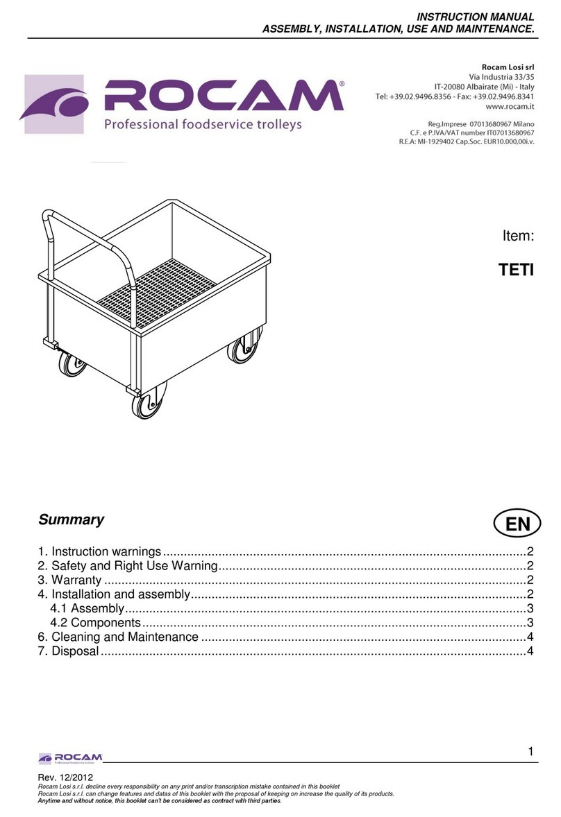 Rocam Losi TETI Instructions for assembly, installation, use and maintenance