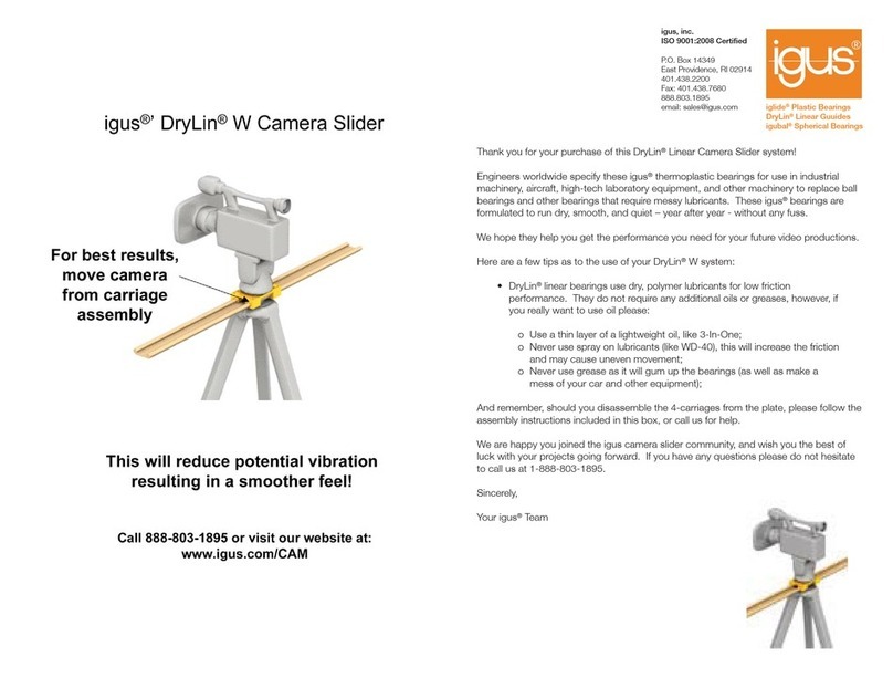 igus DryLin W quick guide
