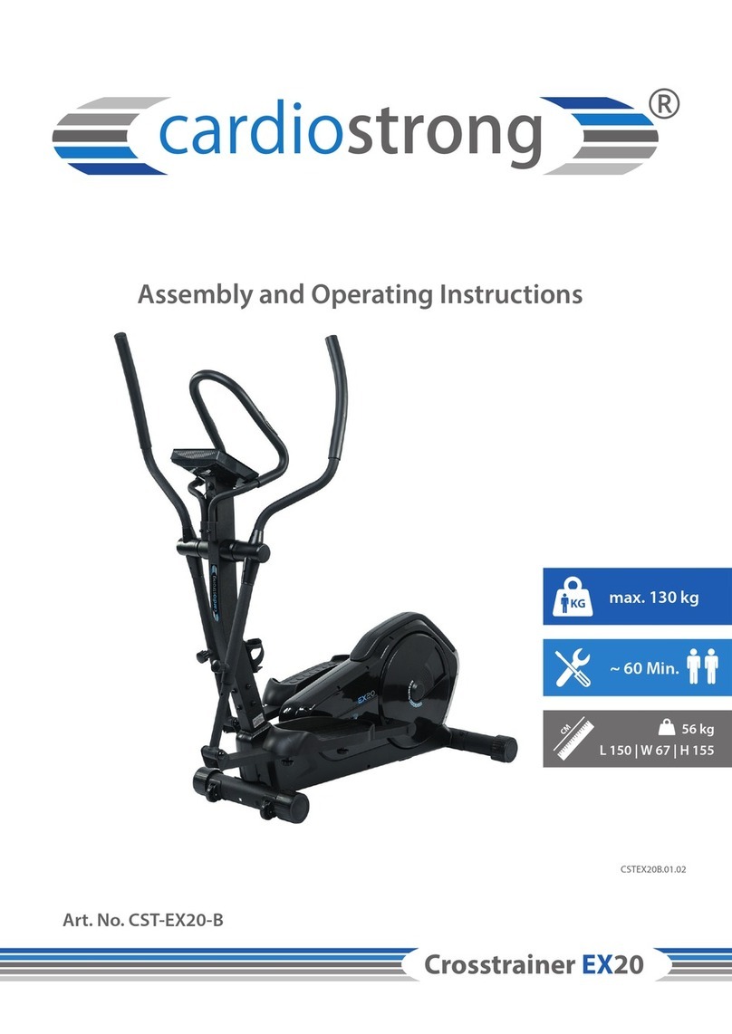 CARDIOSTRONG EX20 User manual CARDIOSTRONG EX20 User manual