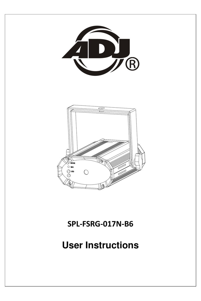ADJ SPL-FSRG-017N-B6 User instructions