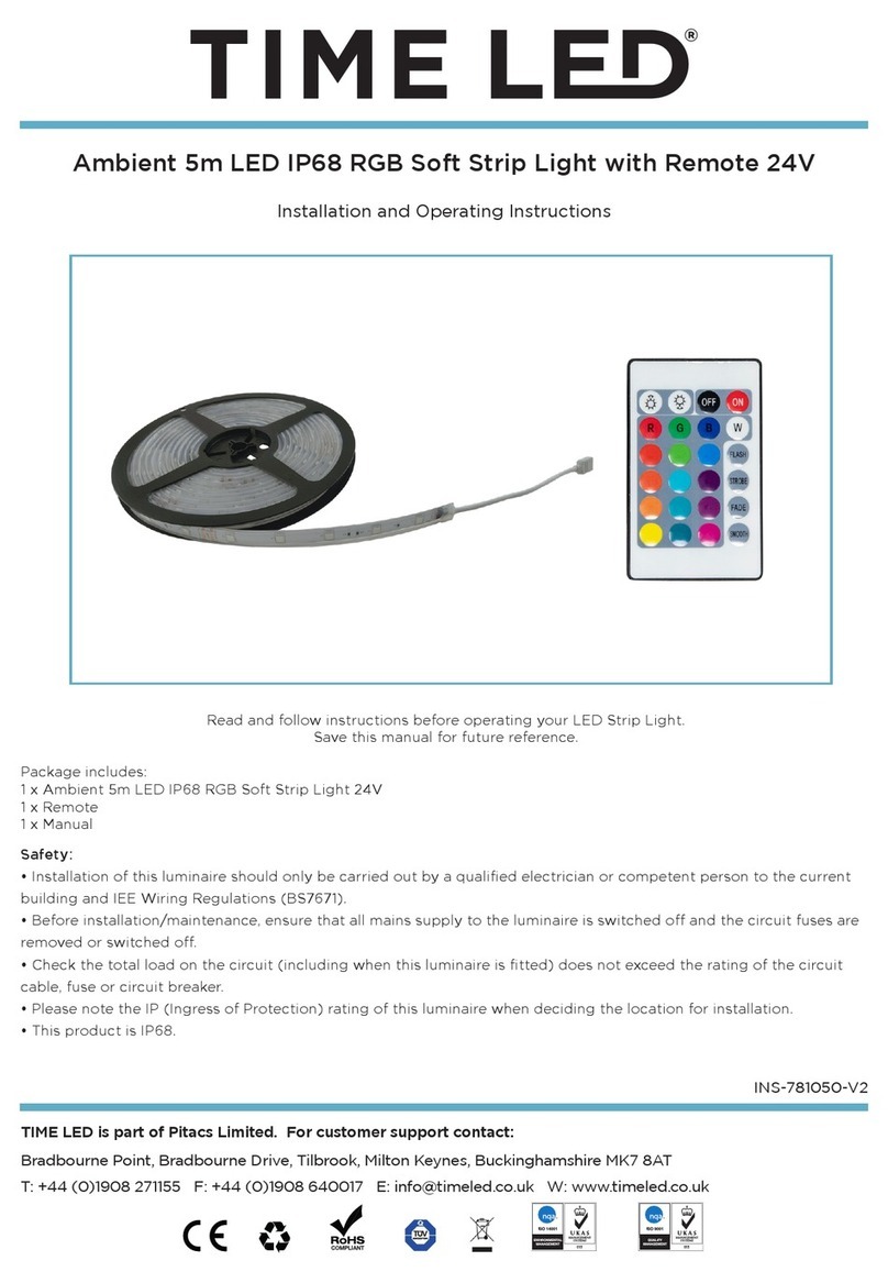 TIME LED 781050 User manual TIME LED 781050 User manual