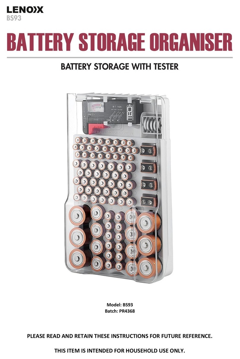 Lenoxx BS93 quick start guide