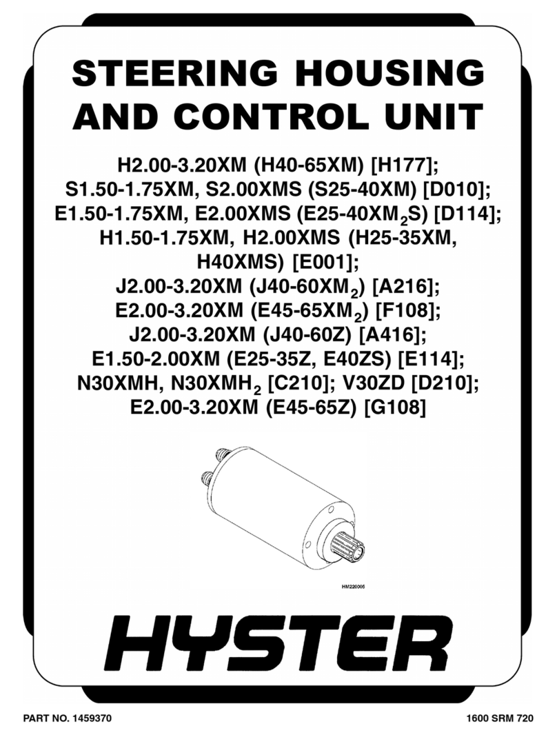 Hyster H2.00-3.20XM Safety Precautions Maintenance And Repair