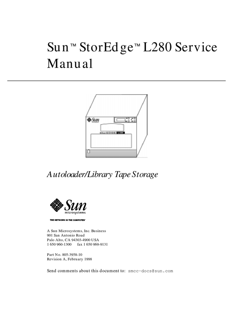 Sun Microsystems StorEdge L280 User manual