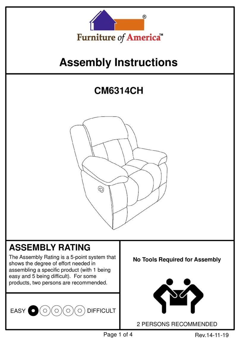Furniture of America CM6314CH Assembly instructions Furniture of America CM6314CH Assembly instructions