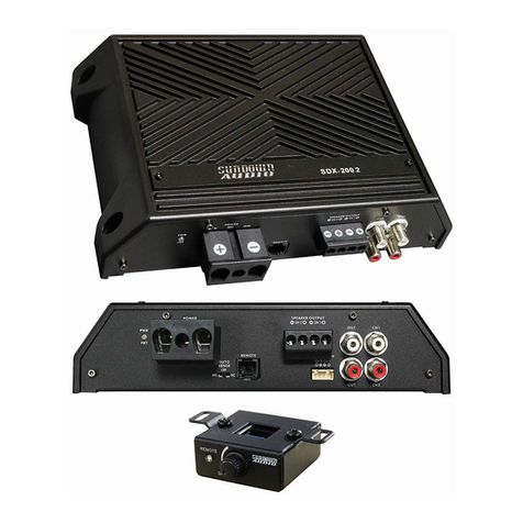 Sundown Audio SDX 400.1 owner's manual