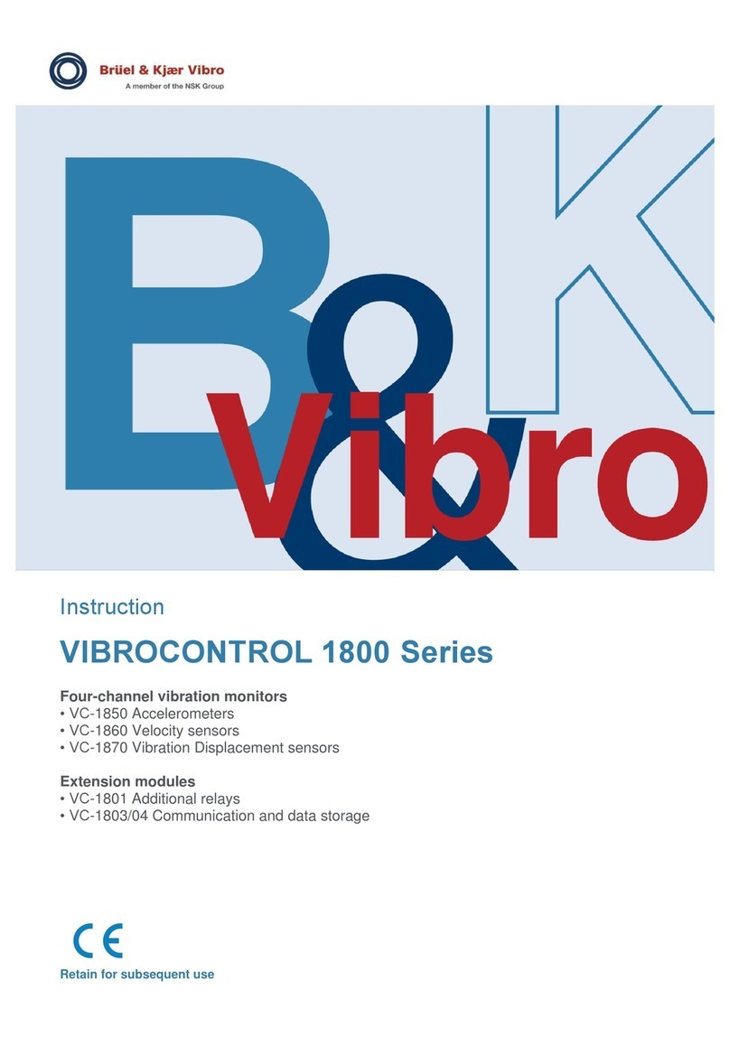 BRUEL & KJAER VIBROCONTROL 1800 Series instructions