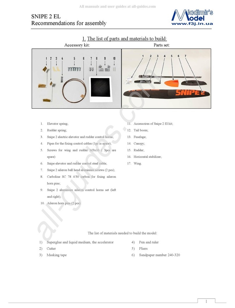 Vladimir's Models SNIPE 2 EL User manual