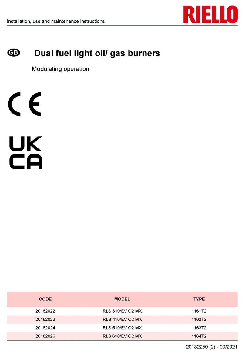 Riello RLS 310/EV O2 MX Instruction Manual