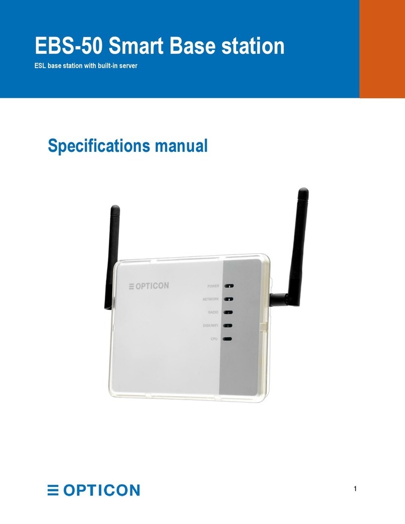 Opticon EBS-50 Specification manual