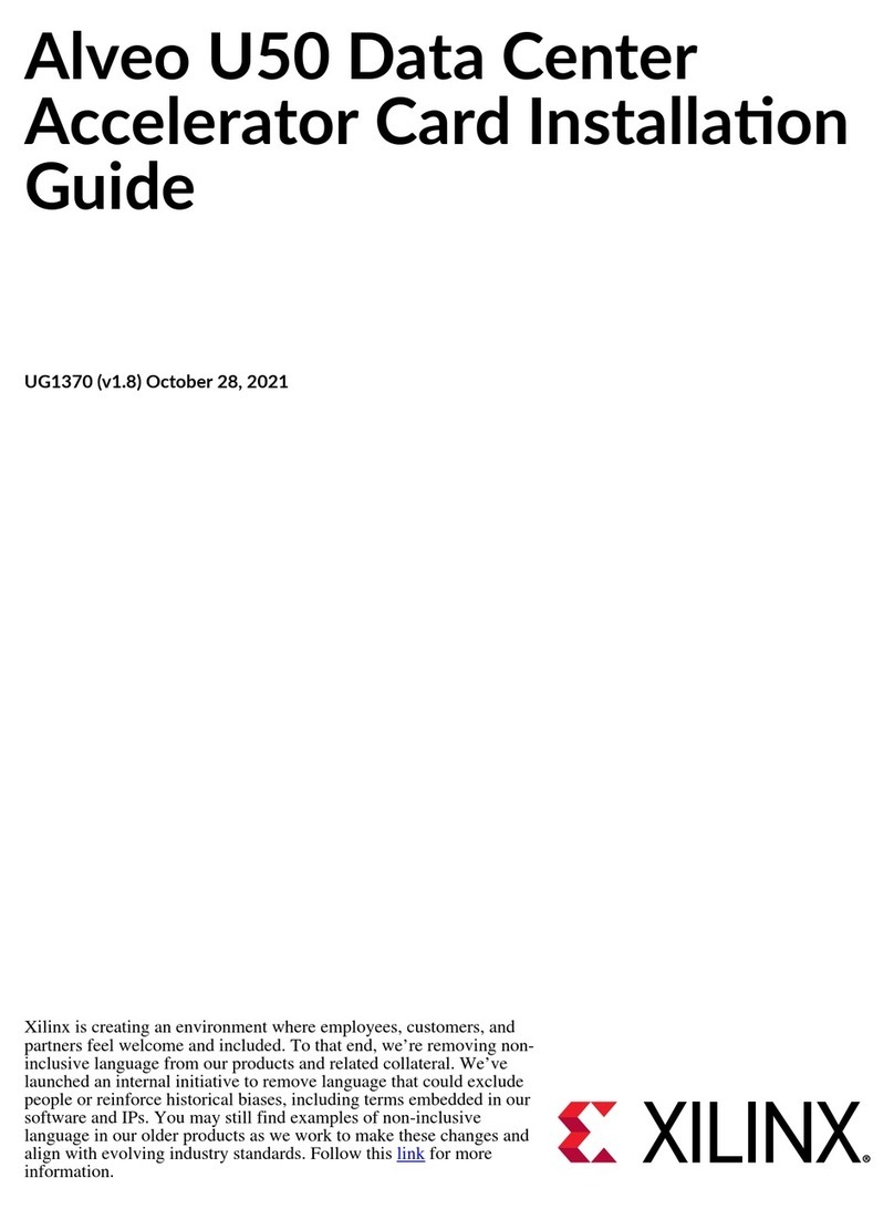 Xilinx Alveo U50 installation guide Xilinx Alveo U50 installation guide