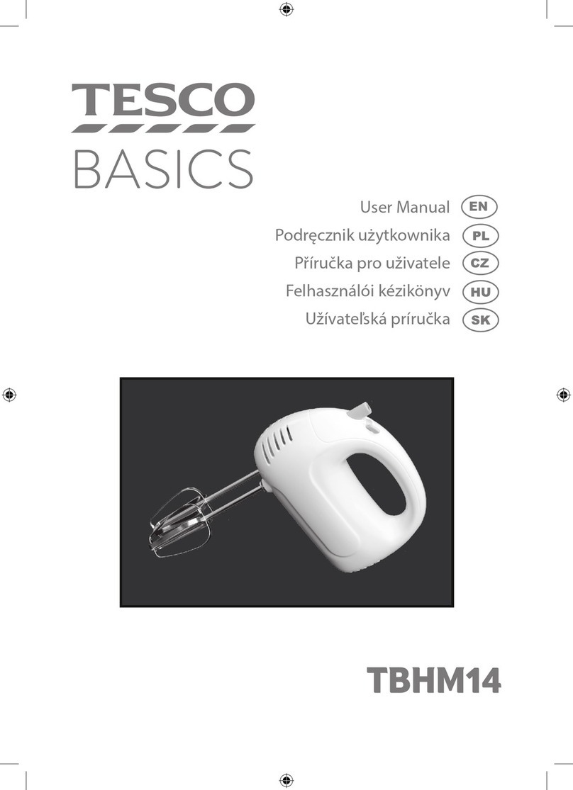 Tesco BASICS TBHM14 User manual