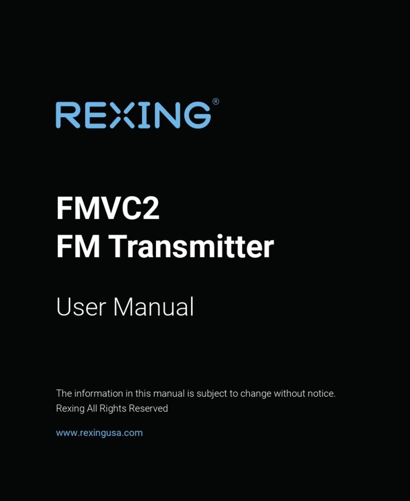 Rexing FMVC2 User manual