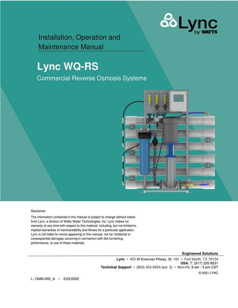 Watts Lync WQ-RS User manual
