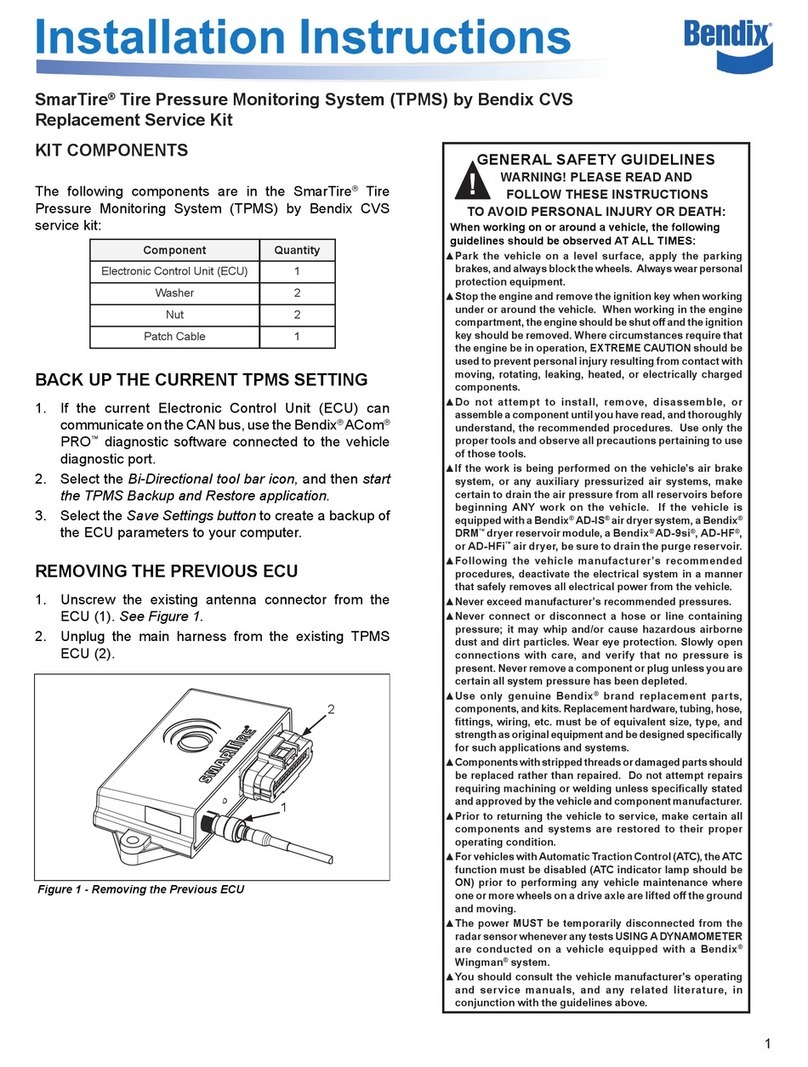 BENDIX SmarTire installation instructions