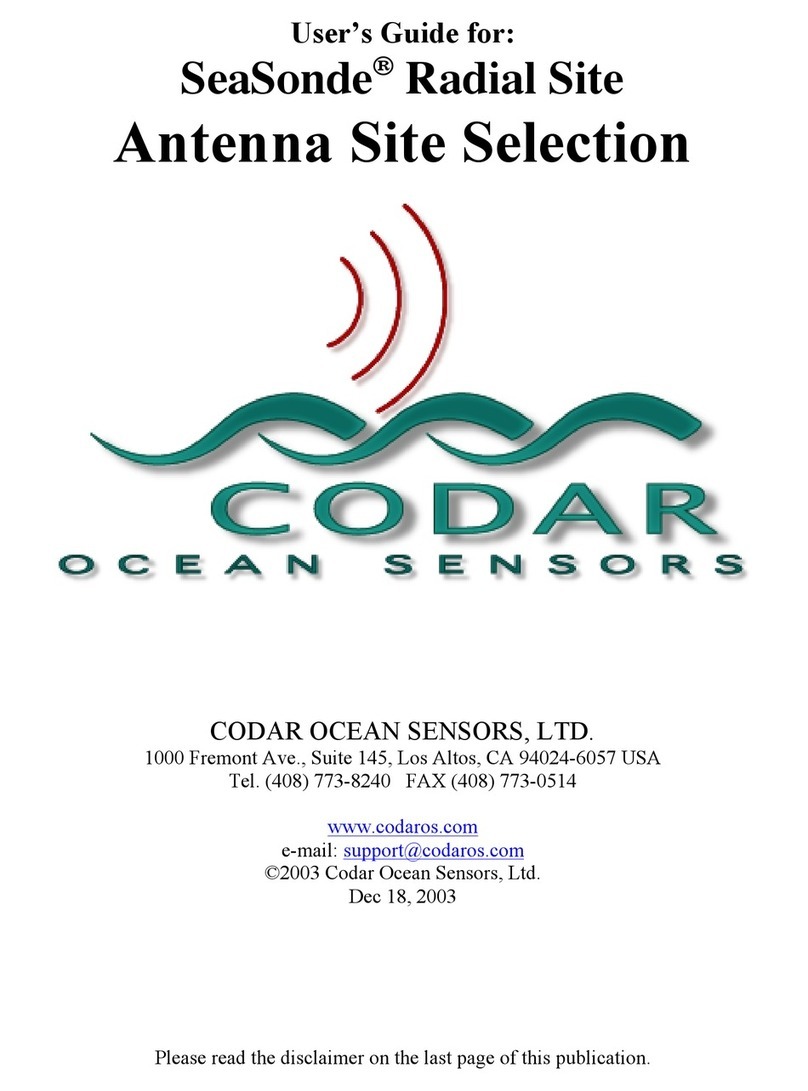 CODAR Ocean Sensors SeaSonde user guide