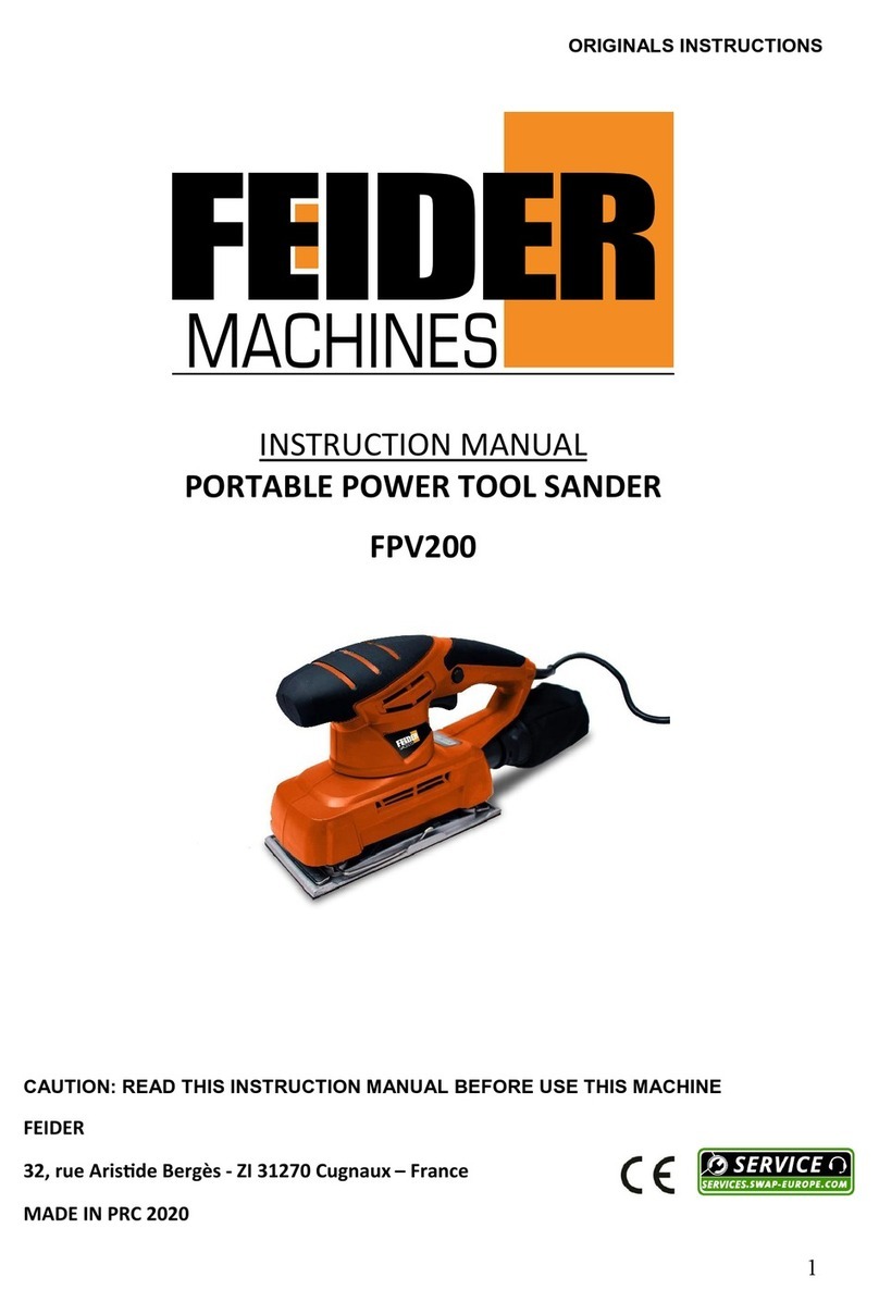 Feider Machines FPV200 User manual