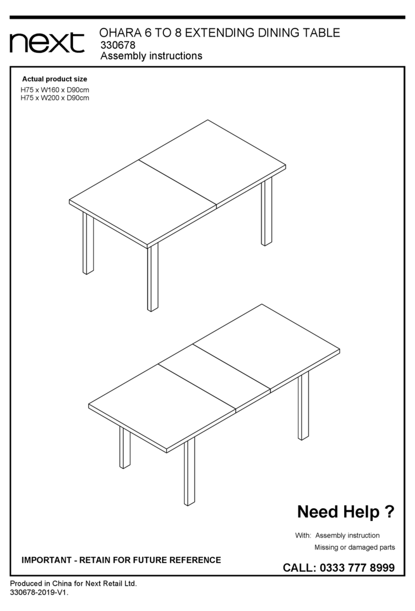 Next OHARA 330678 Assembly instructions