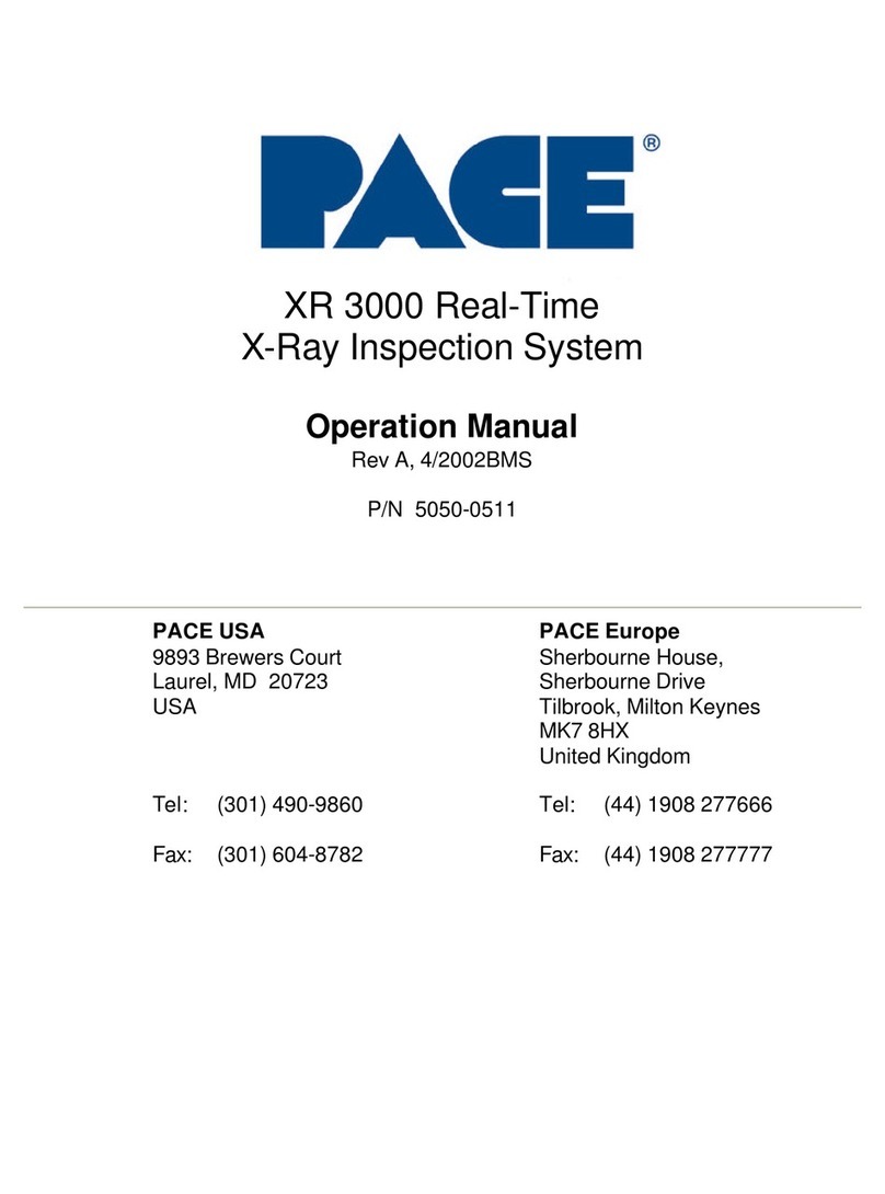 Pace XR 3000 Operation manual