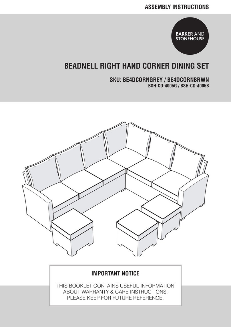 BARKER AND STONEHOUSE BSH-CD-4005G Assembly instructions BARKER AND STONEHOUSE BSH-CD-4005G Assembly instructions