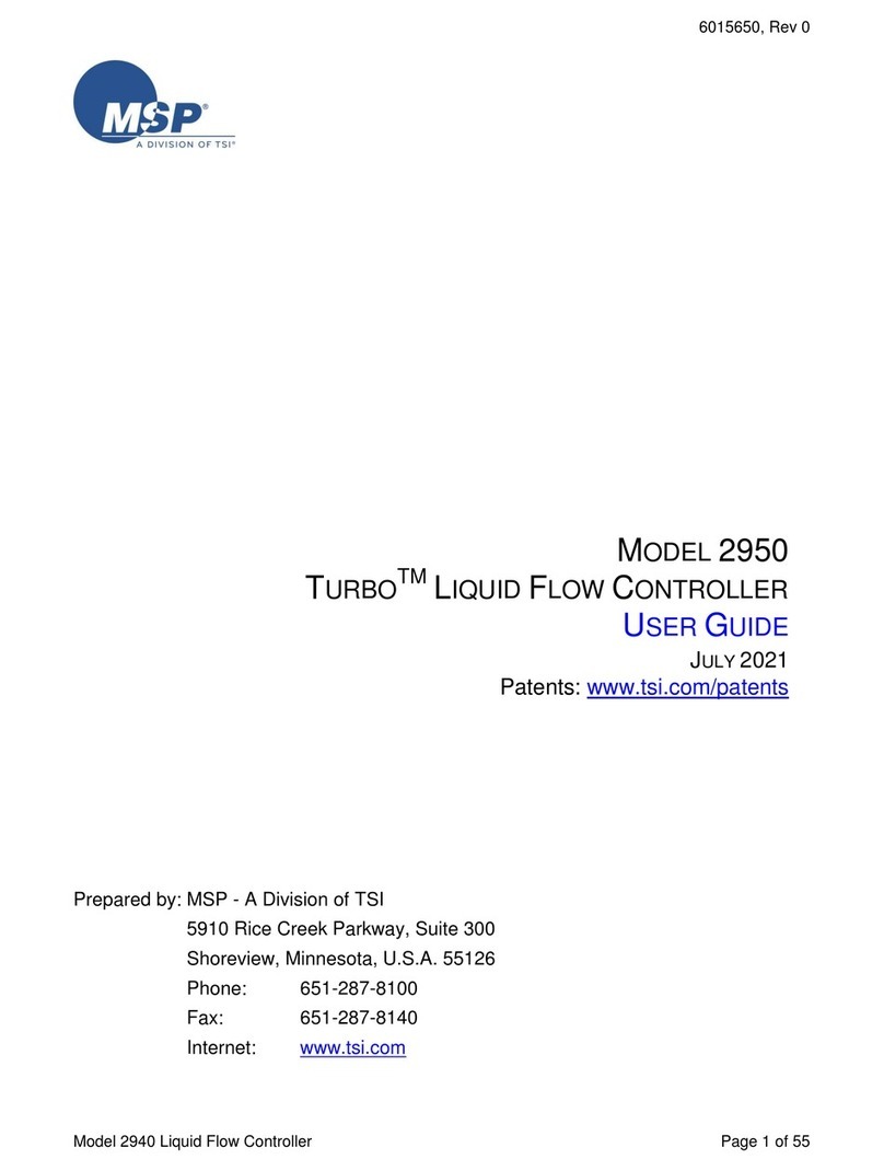 TSI Instruments MSP TURBO 2950 user guide