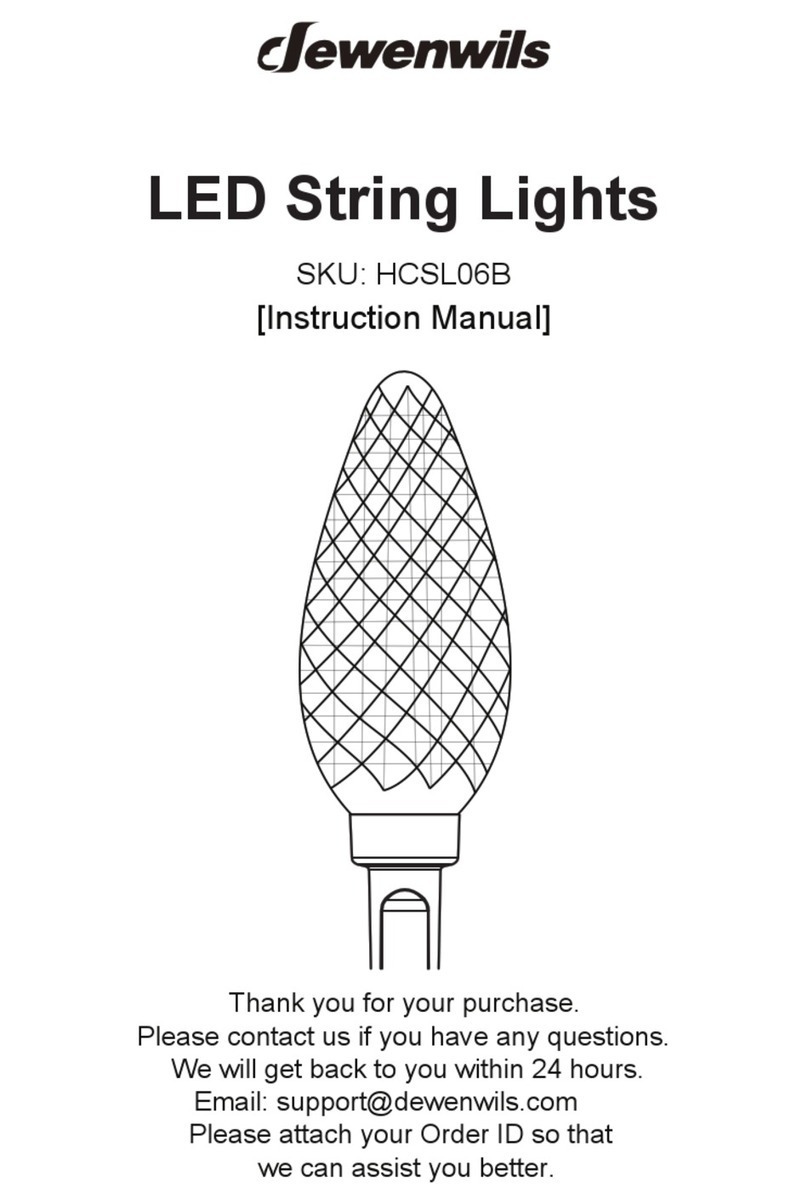 Dewenwils HCSL06B instruction manual