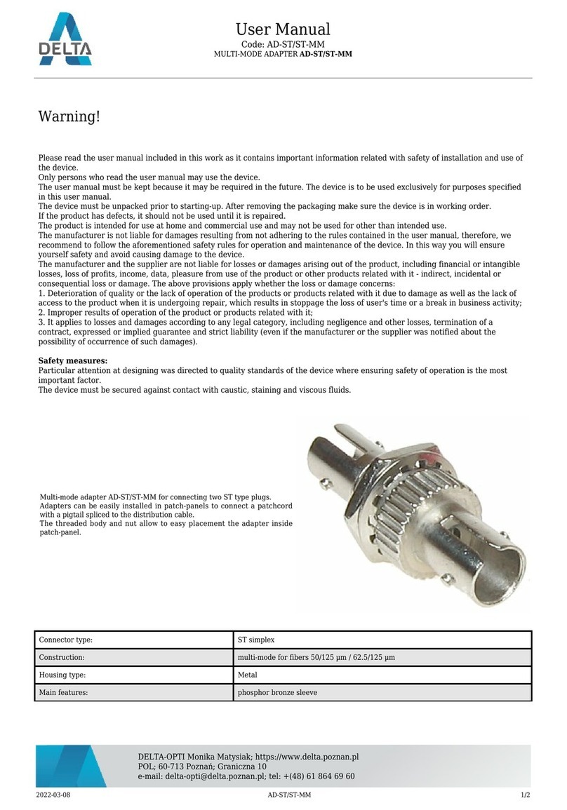 Delta AD-ST user manual