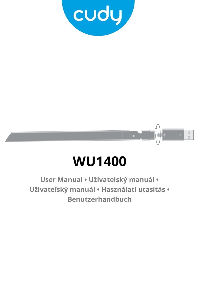 Cudy WU1400 user manual