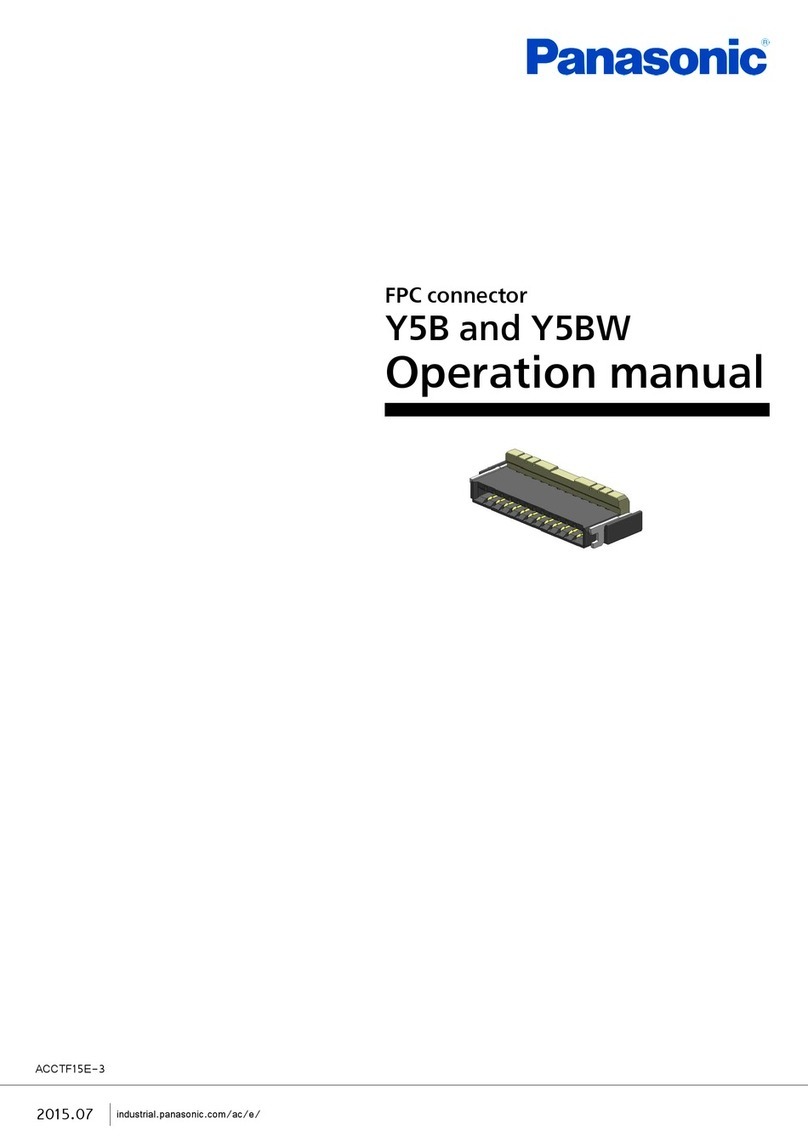 Panasonic Y5B Operation manual