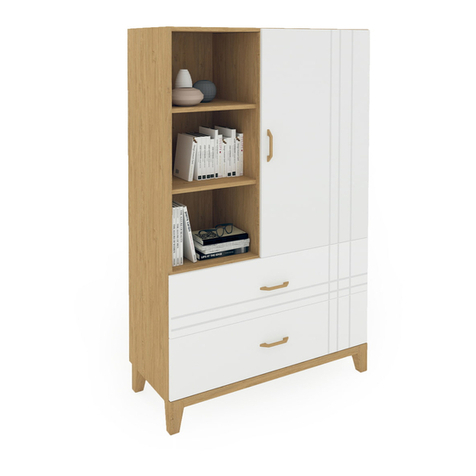 Meblik Bookcase low 100 User manual Meblik Bookcase low 100 User manual