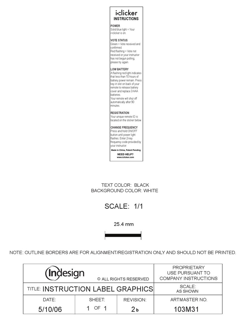Iclicker Iclicker User manual