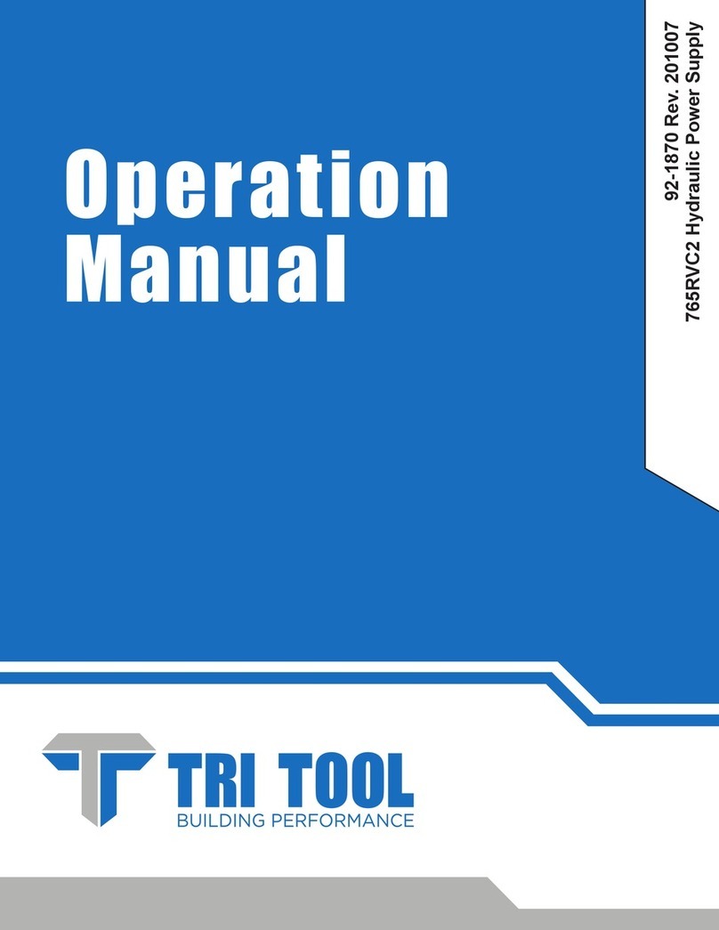TRI tool 765RVC2 Operation manual
