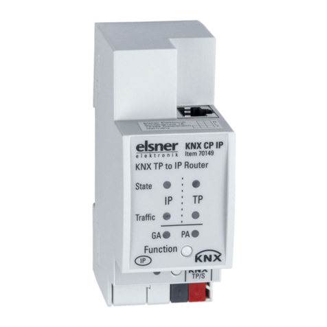 Elsner KNX CP IP Installation and adjustment