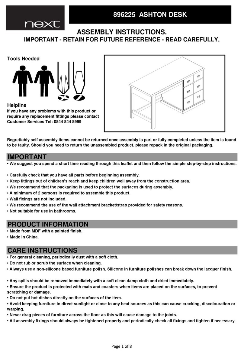 Next 896225 Assembly instructions