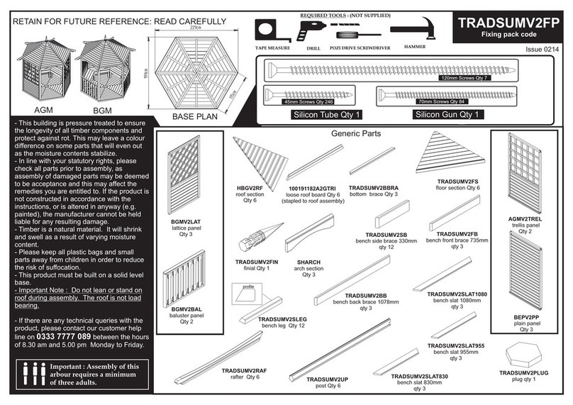 Forest garden TRADSUMV2FP User manual