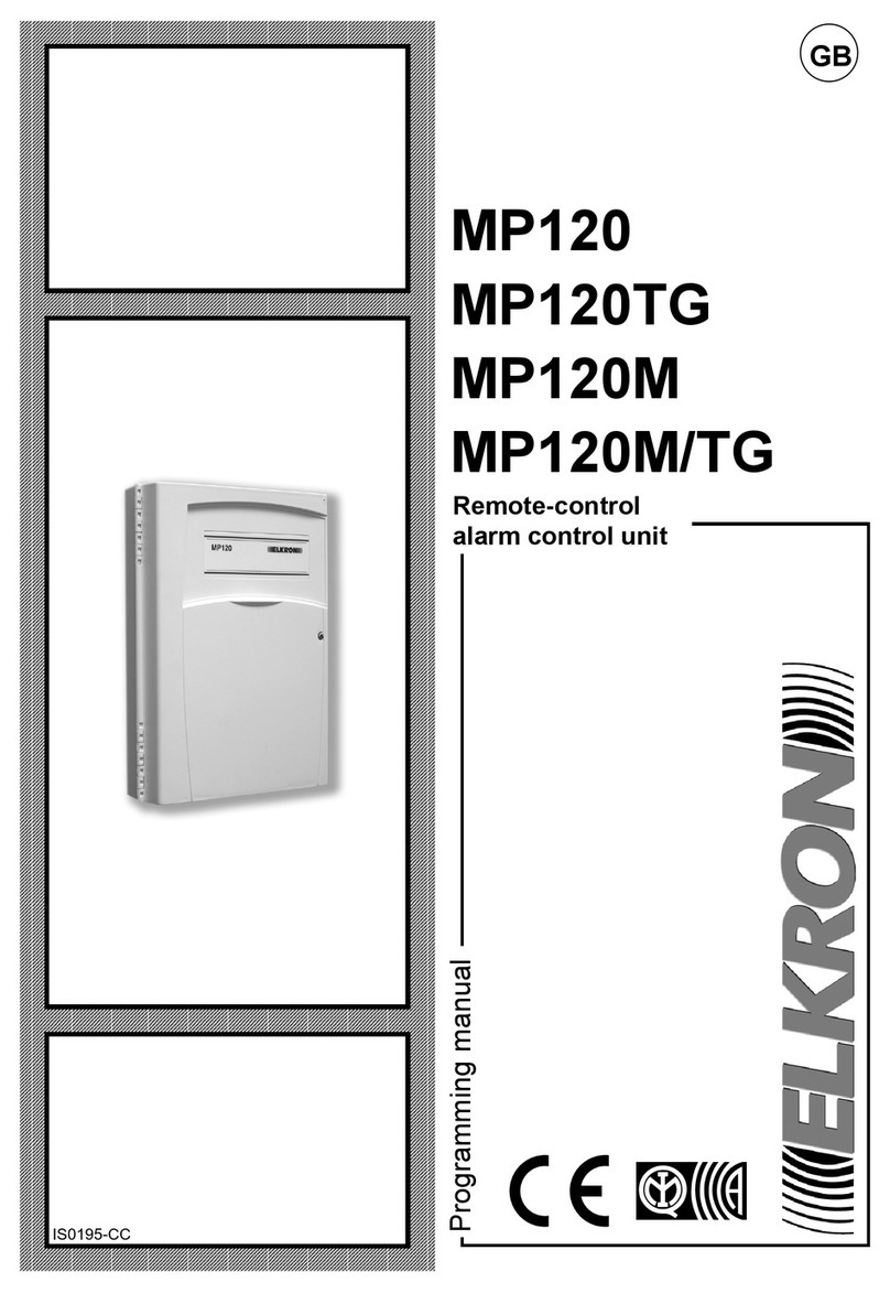 Elkron MP120 Owner's manual