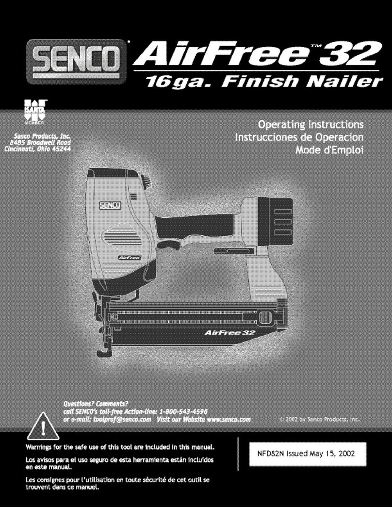 Senco AirFree 32 operating instructions