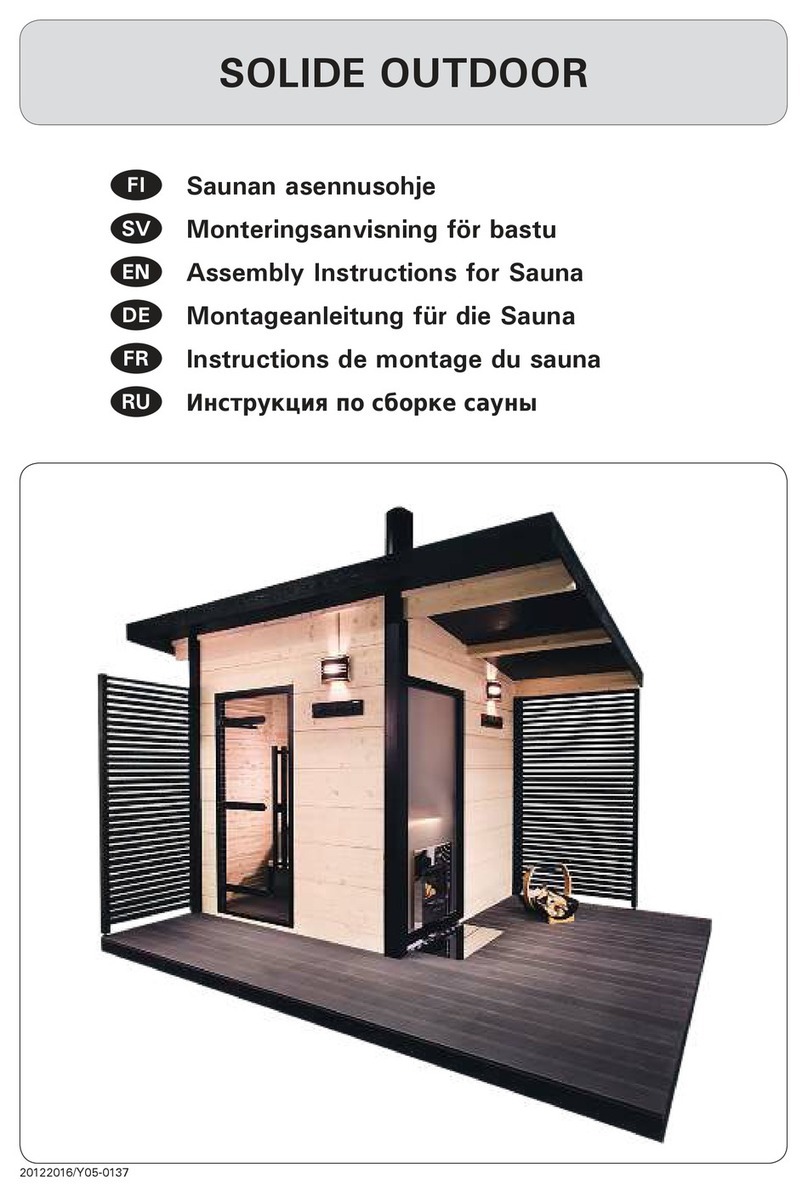 Harvia Solide 1 User manual Harvia Solide 1 User manual