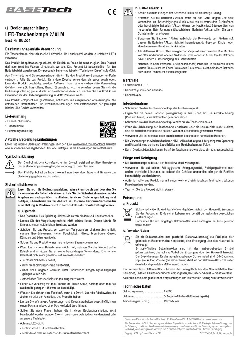 BASETech 230LM User manual