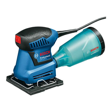Bosch Professional GSS 1400A User manual Bosch Professional GSS 1400A User manual