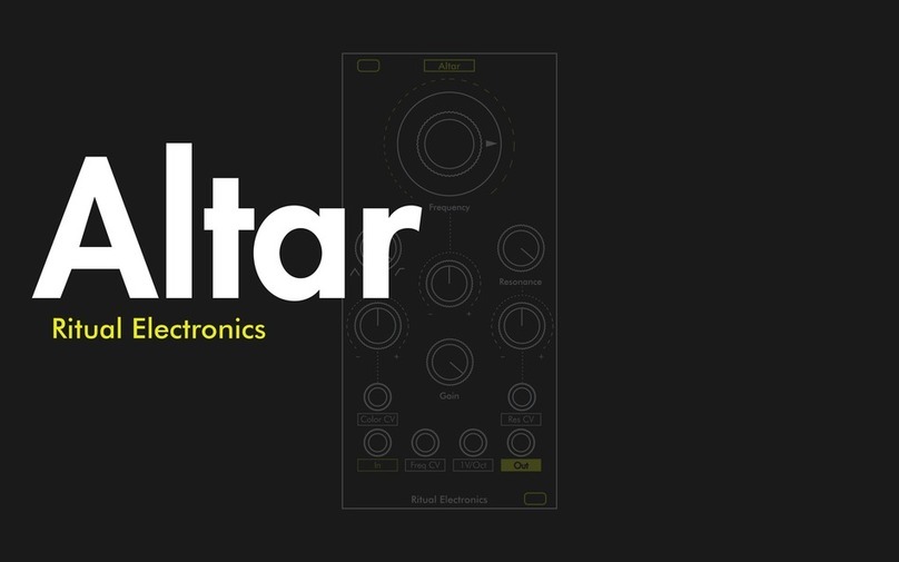Ritual Electronics Altar manual