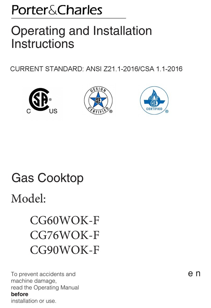 Porter&Charles CG60WOK-F User manual