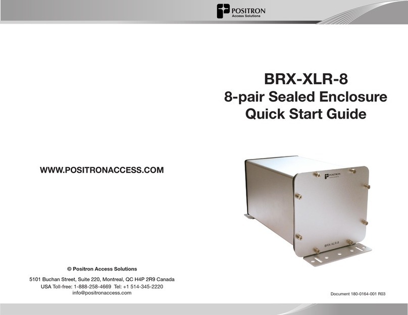 Positron BRX-XLR-8 quick start guide