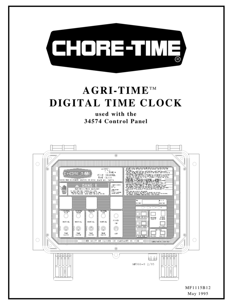 Chore-Time AGRI-TIME User manual