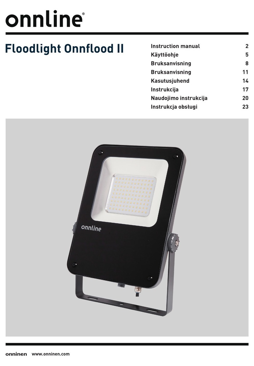 ONNLINE Onnflood II User manual