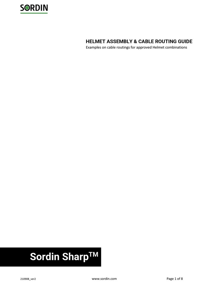Sordin Sharp 84520-04-G-S manual